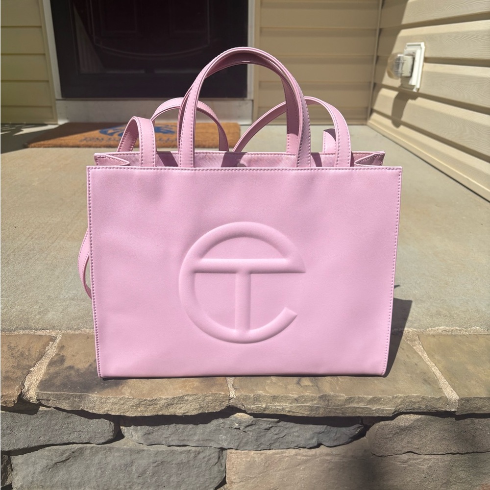 Telfar Pink Shopping Bag